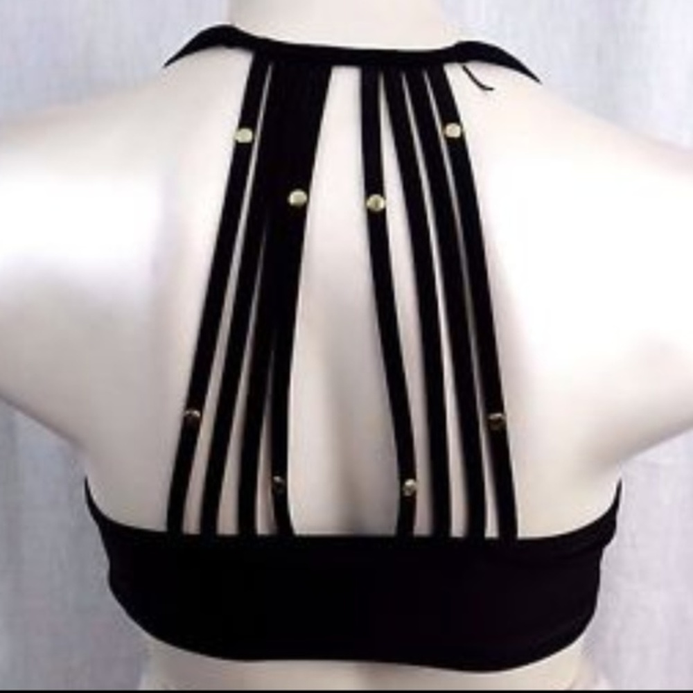 Swim Bikini 46DD Top Cacique underwire bandeau bra